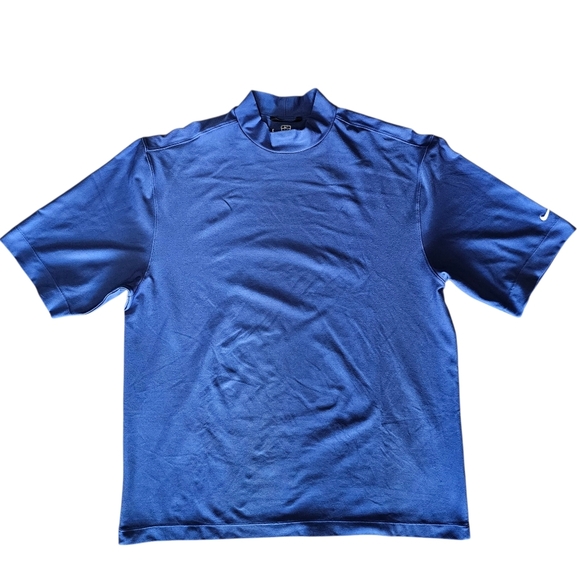 Nike Blue Golf Short Sleeve Tee - Picture 1 of 4